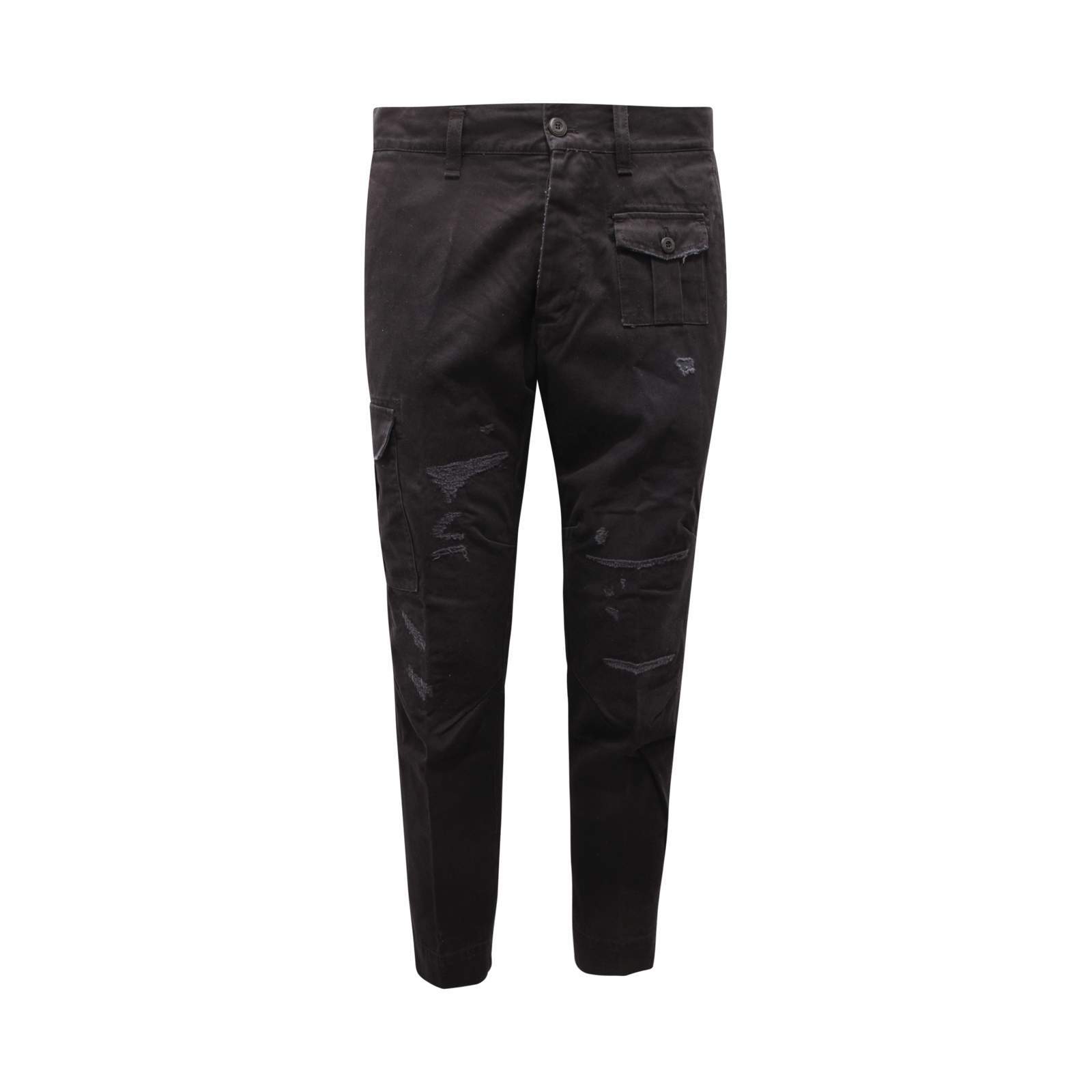 2583AR мужские брюки pantalone cargo uomo DONDUP ALAN черные 59390₽