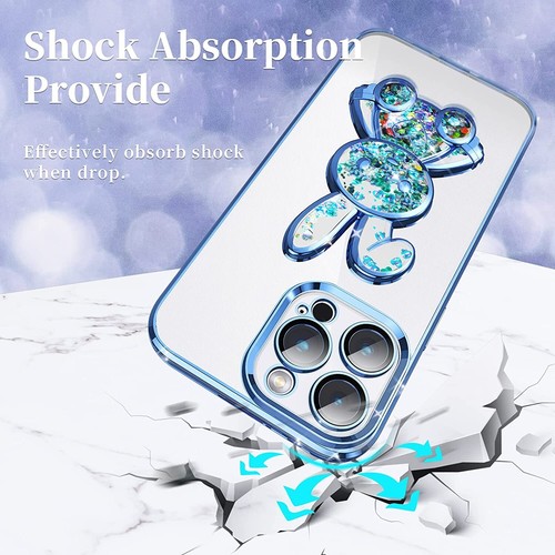 niufoey Blue Bunny Case Compatible with iPhone 14 Pro Max - Zdjęcie 4 z 6