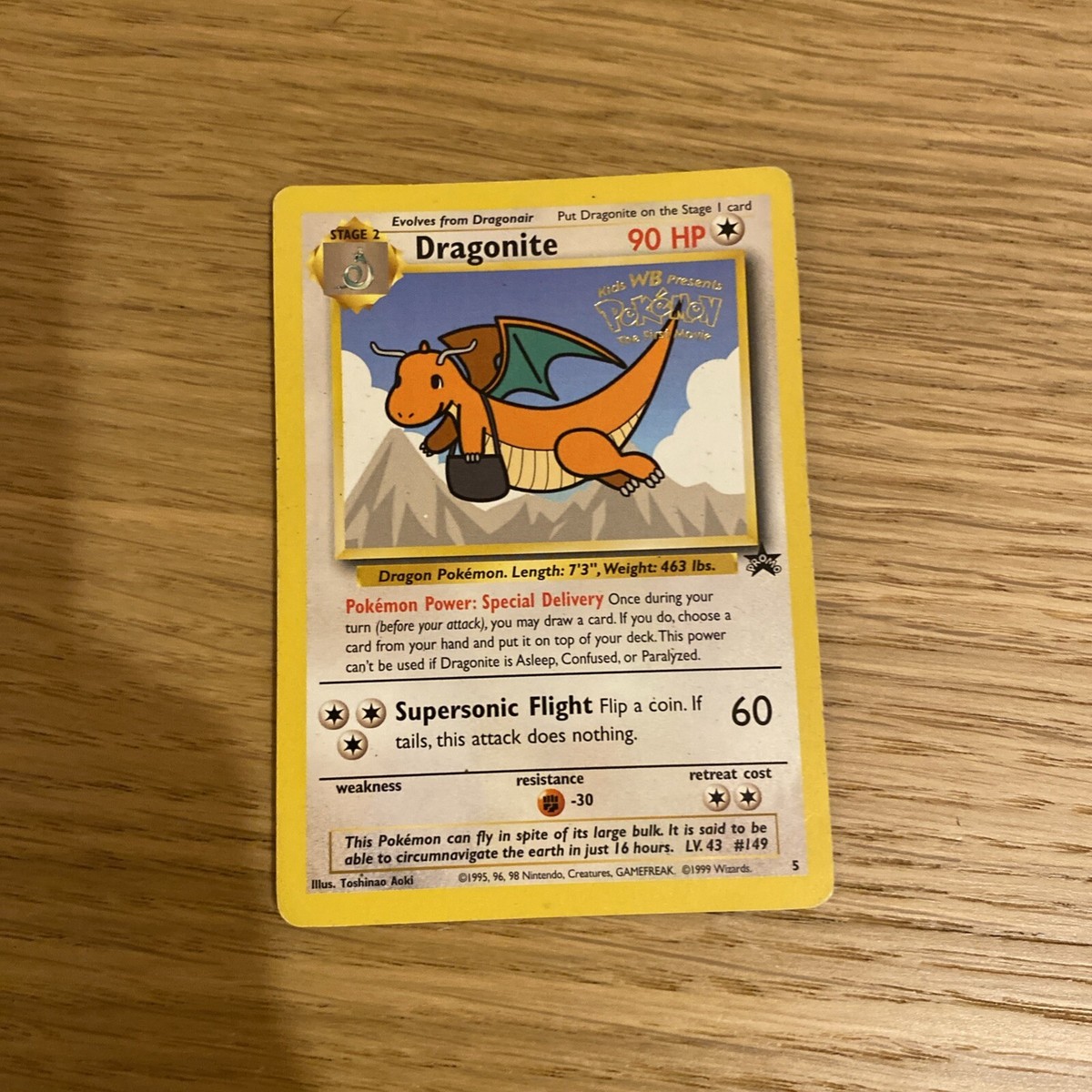 Dragonite The First Movie Stamped Promo Pokmon Card 5 Wizards Of The Coast | eBay Dragonite The First Movie Stamped Promo Pokmon Card 5 Wizards Of The Coast | eBay