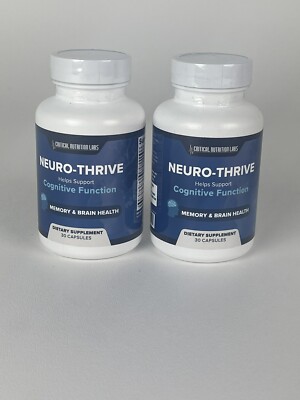 (2 pack) Neuro-Thrive Supplement to Support Brain Functions and Cognitive Health