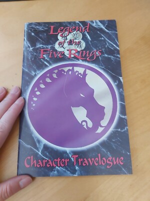 Legend of the Five Rings Figur Reisebericht Softcover AEG RPG Notizbuch Spiel