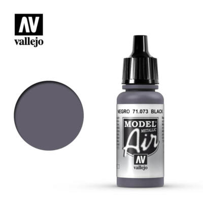 Alle Weiß/Schwarztöne - Hochwertige Vallejo Model-Air Farben