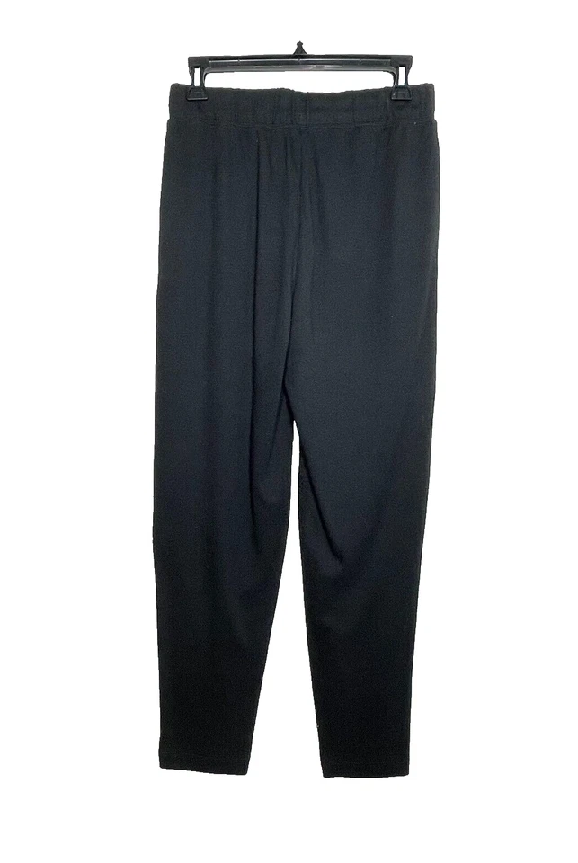 Pantalones de algodón para mujer PO Hue talla S/M negros Foto 3 de 4