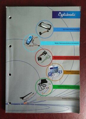 AUTOLEADS 2002 Car Audio Product Guide Sales Parts Catalogue Book Auto Leads