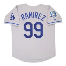 Manny Ramirez 2008 Los Angeles Dodgers Road 50th Anniv. Men's Jersey (S-3XL)