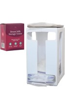 Breast Milk Storage Tower with Tray - Nurse  Nourish - Holds Up to 60 oz - E...