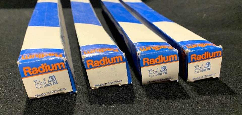 RJ1250w P2/12 R7s Linear Halogen Lamps Radium - Lot of 4 Theatre Lighting  230v - Image 4 of 4