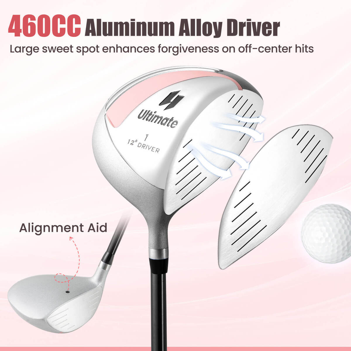 Ladies Womens Complete Golf Clubs Set 10 Pieces Includes Ladies Womens Complete Golf Clubs Set 10 Pieces Includes