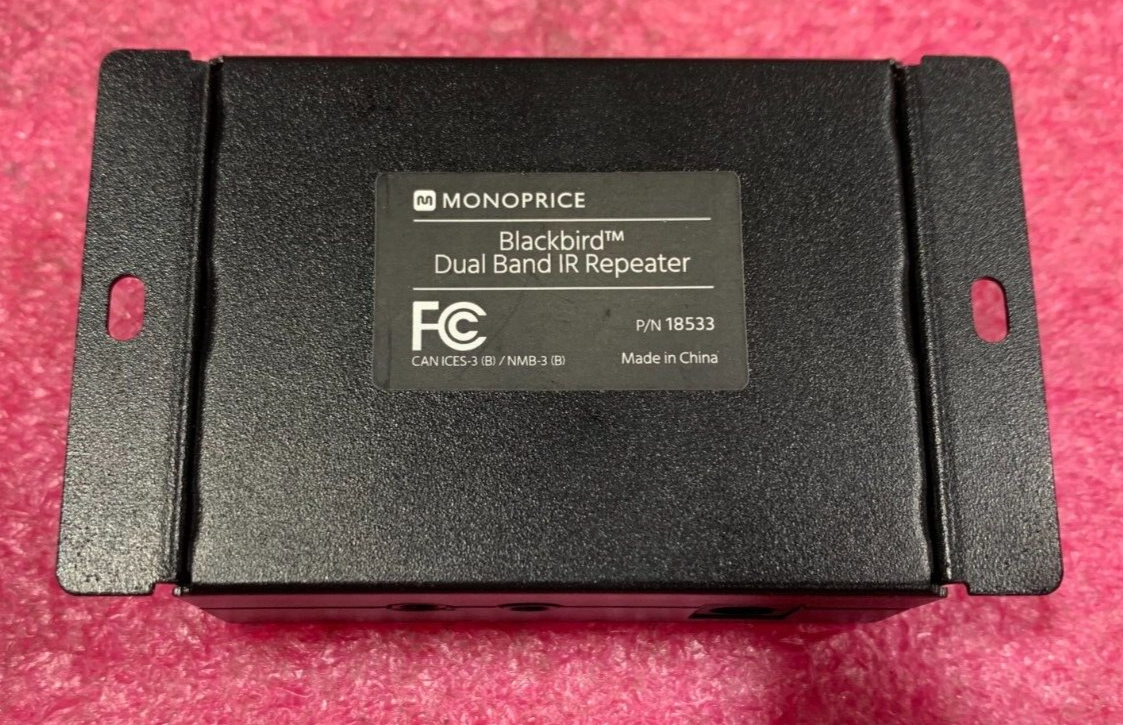 Monoprice Blackbird 18533 Dual-Band IR Repeater Lot/2 w/ Power Supply ...