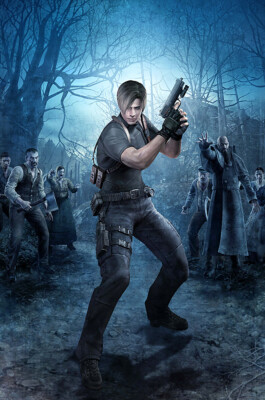 Resident Evil 4 Leon Switch GameCube Wii PS2 PS4 POSTER MADE IN USA - REE033