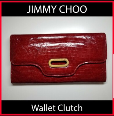 $750 JIMMY CHOO Luxury Designer Wallet Clutch