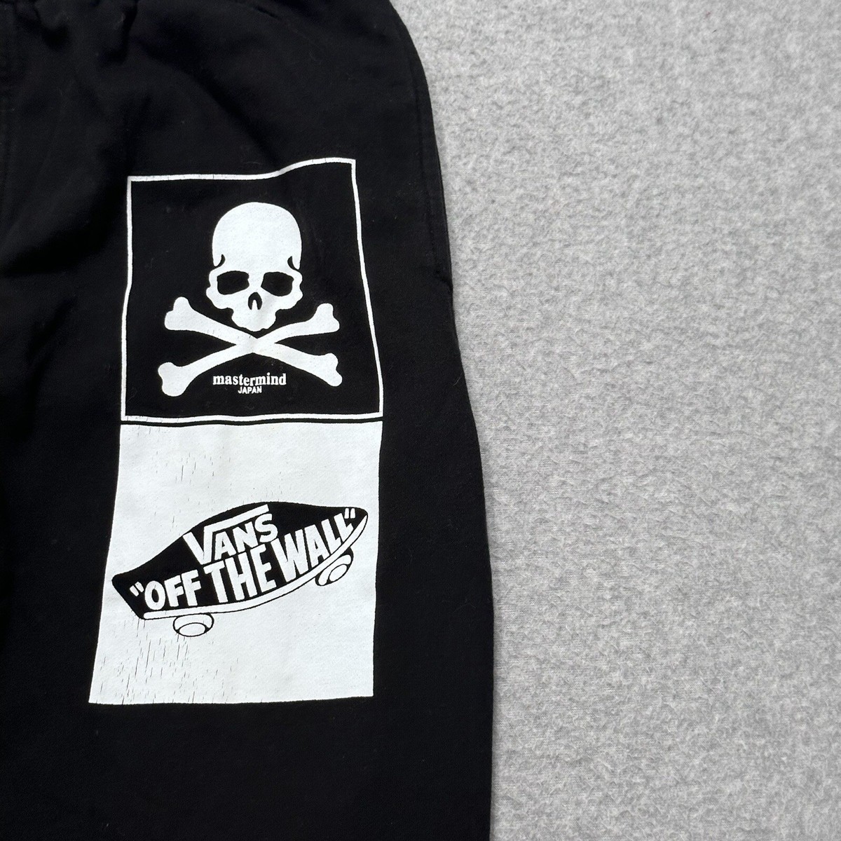 Mastermind Japan x Vans Men's Black Cotton Jogger Pants Size Mastermind Japan x Vans Men's Black Cotton Jogger Pants Size