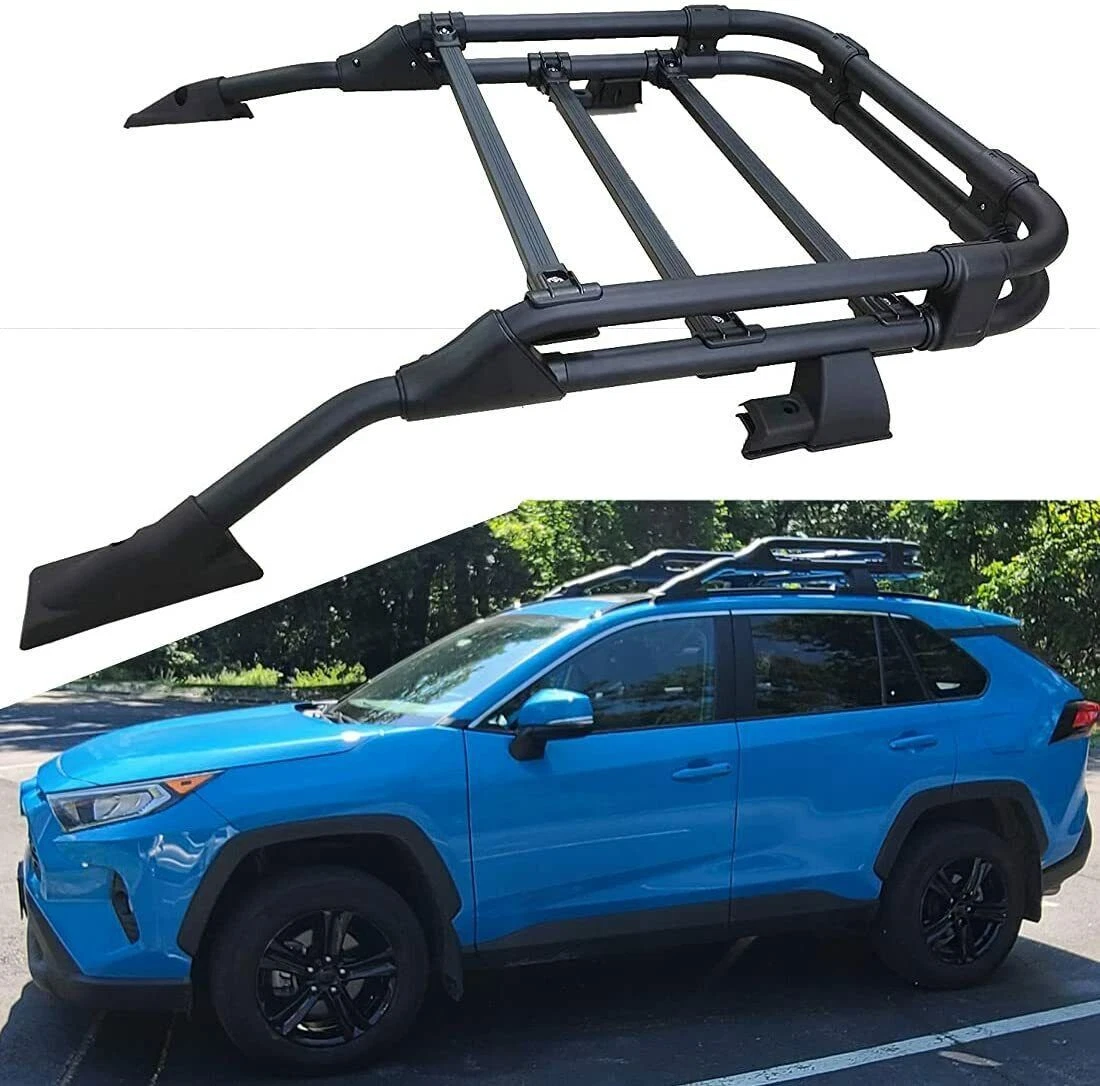 Roof Rack Basket Rooftop Cargo Carrier Pro Style for RAV4 2019 2024