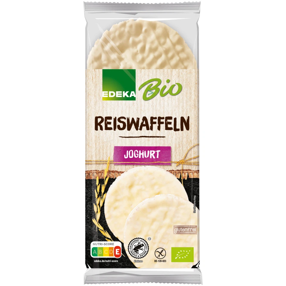 Edeka Bio Reiswaffeln mit Joghurt 6er Pack 6x100g Packung usy Block - Bild 4 von 4