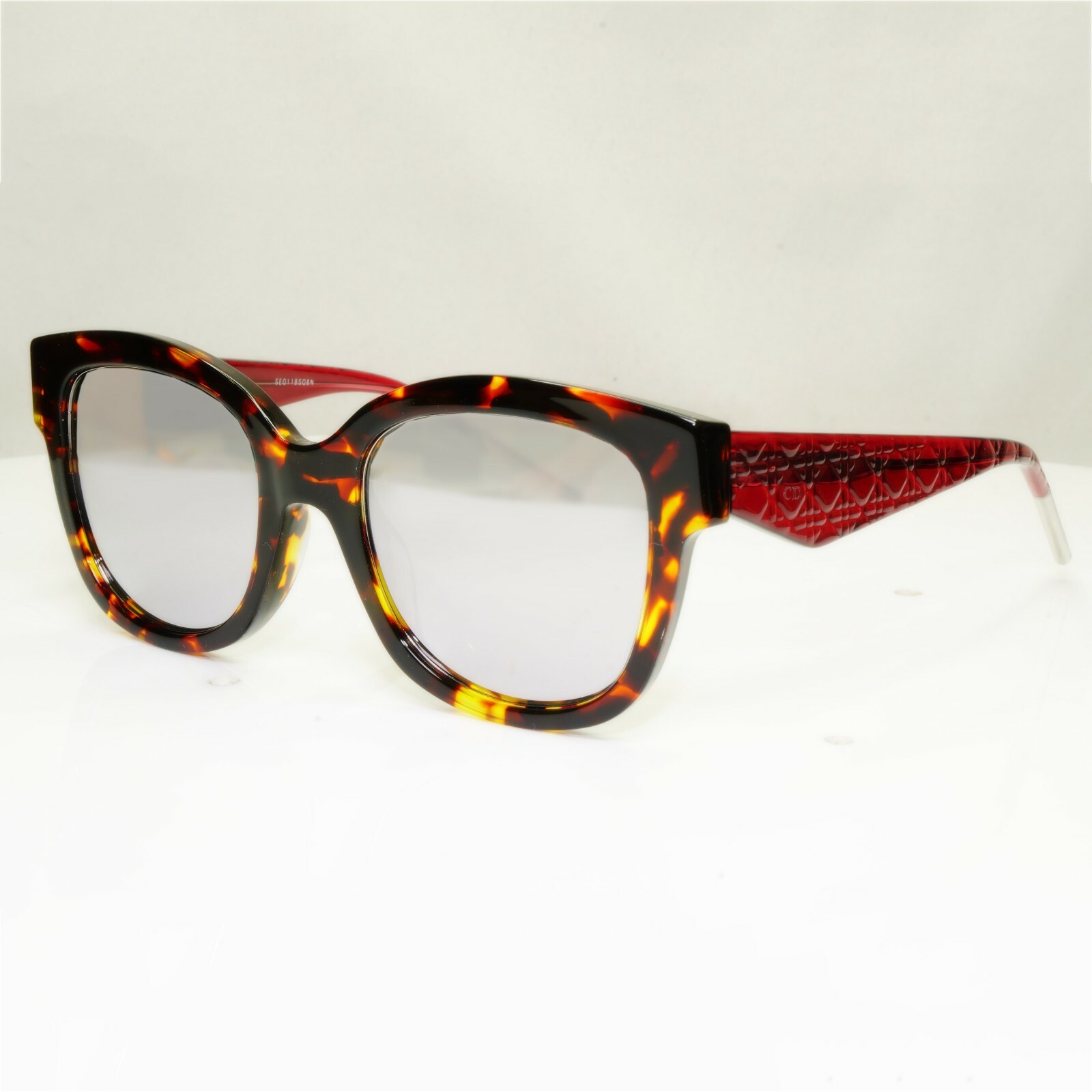 Authentic DIOR Womens Sunglasses Burgundy Vintage Silver Mirror Very 1 31094