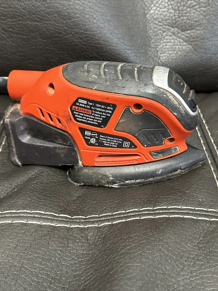 Black And Decker Mouse Detail Sander Setup & Review 