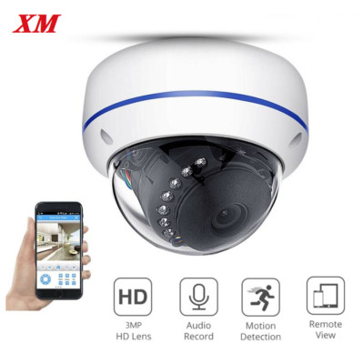 3MP Ultra HD Outdoor IP CCTV Dome Kamera Audio H.265 IR15m Kompatibel Hikvision