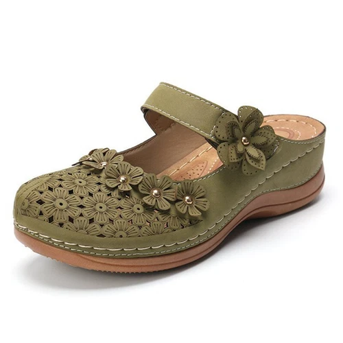Damen Frauen Keilabsatz Sandalen Mode Slipper Hausschuhe Sommer Anti-Rutsch Freizeit - Bild 9 von 26