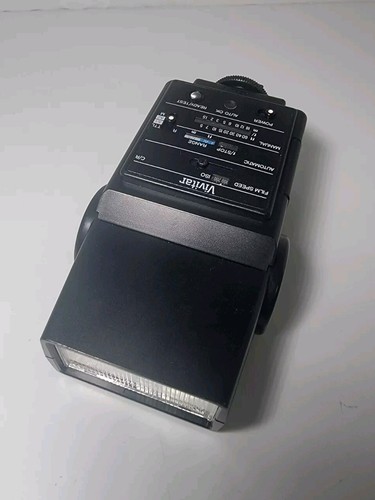 Vivitar Auto Thyristor 550FD Flash For Canon A-1 AE-1 Program AE-1. TESTED