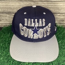 Vintage Dallas Cowboys Snapback Hat Cap Blue DPC NFL Football Embroidered 90s