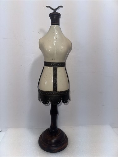 Vintage 20" Porzellan Schaufensterpuppe Korsett Schmuckständer viktorianisch Art Deco selten