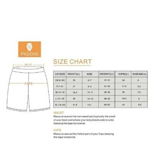 PIQIDIG Kids Quick Dry Athletic Shorts set 2 pcs size XS 5/6 Black and gray. - Picture 6 of 6