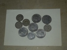 LOTTO 10 MONETE Vittorio Emanuele III Moneta 20 CENTESIMI ED 1 LIRA ANNI VARI 
