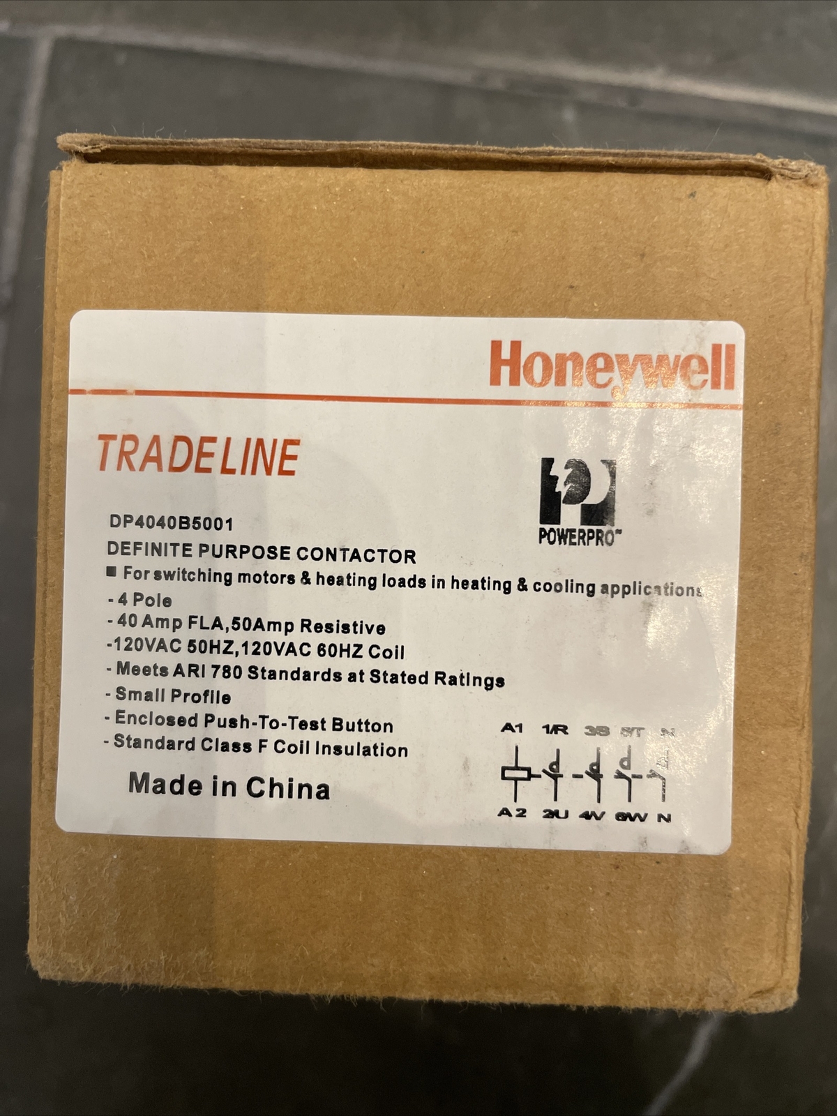 New Honeywell/Tradeline DP4040B5001 Deluxe Definite Purpose Contactor
