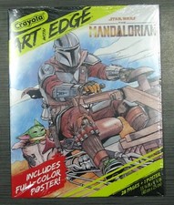 CRAYOLA ART Edge Star Wars The Mandalorian YODA GROGU Coloring Book  POSTER