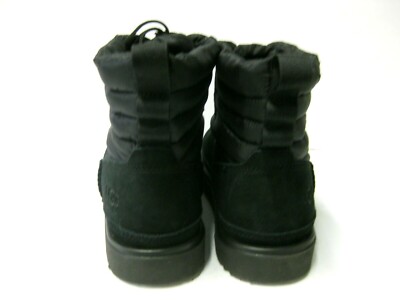 UGG CLASSIC MINI LACE UP WEATHER MEN BLACK SUEDE US 10 /UK 9 UGG CLASSIC MINI LACE UP WEATHER MEN BLACK SUEDE US 10 /UK 9