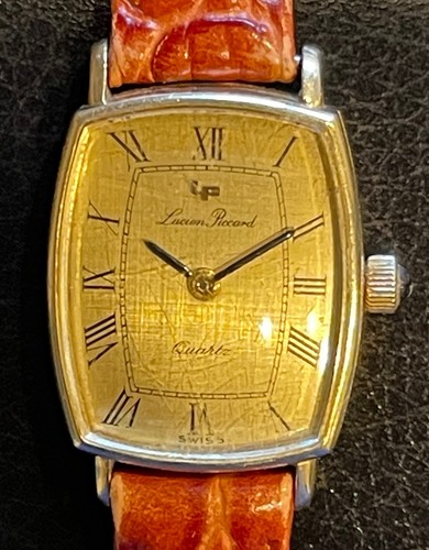 Lucien Piccard Women's 14K Solid Yellow Gold 24mm x 19mm Case Mechanical Watch - Picture 4 of 6