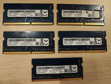 DDR4 8GB SODIMM Laptop Memory RAM - Lot of 5