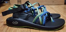 Chaco ZX/2 Yampa Spirit Womens Hiking Sandals Size 9 Blue Green Outdoor Strappy
