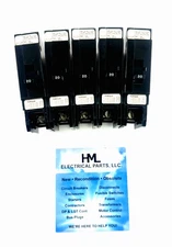 EATON, CHALLENGER, WESTINGHOUSE, GHB1020, CH1020, 20A, 1P, 480V, *LOT OF 5