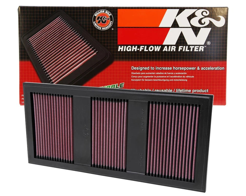 Filtro de aire de repuesto K&N 11 Mercedes Benz C350/CLS350/E300/GLK350/ML350/S350/ Foto 2 de 2