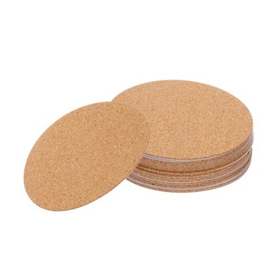 20pcs Cork Coasters for Drink 3.5 Inch Round Drink Coaster