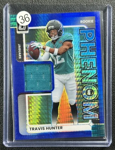 2025 Donruss Optic Travis Hunter Blue Hyper (RAW)