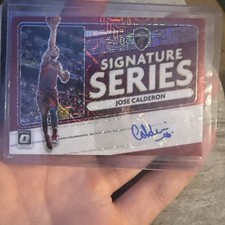 2020-21 Panini Donruss Optic - Signature Series Jose Calderon #SS-JCA Holo  (AU)