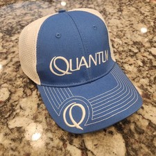 Quantum Fishing Blue And White Adult OS Mesh Snapback Embroidered Never Worn