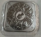 2- 10 oz Queen's Beast Completer Silver Bar