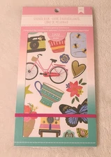 New American Crafts Sticker Book 30 Pgs 1302 Pcs Junk Journal Scrapbook Planner