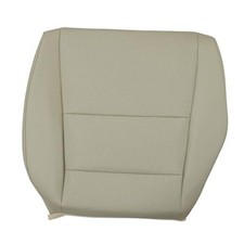 Driver Side Bottom Perforated Leather Replacement Seat Cover Compatible Tan
