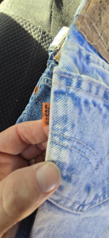 Vintage 90s Kids Little Levi’s Orange Tab 550 Sz 6 Regular Fit Jeans 3 Pairs  - Image 2 of 4