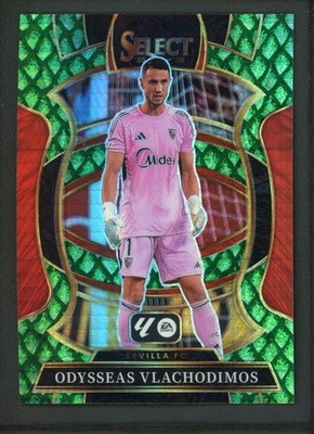 2025-26 ODYSSEAS VLACHODIMOS 18/28 PANINI SELECT LA LIGA TERRACE JADE DRAGON