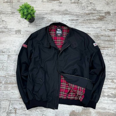 Lonsdale Bomber Harrington Old School Checked Jacket MA-1 Size XXL
