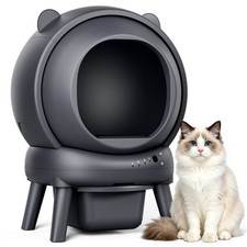 Used Smart Automatic Self Cleaning Cat Litter Box Odor Control Large Space