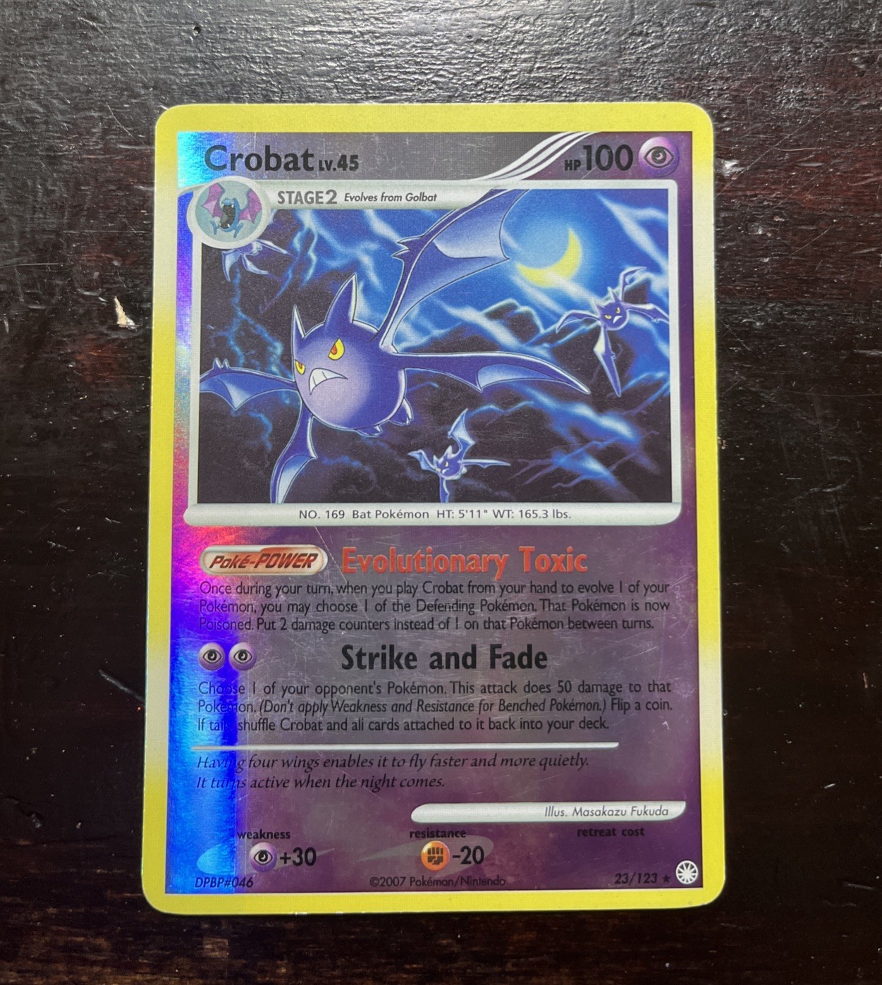 Pokémon TCG Crobat Mysterious Treasures Reverse Holo Card 23/123 LP Pokemon Game