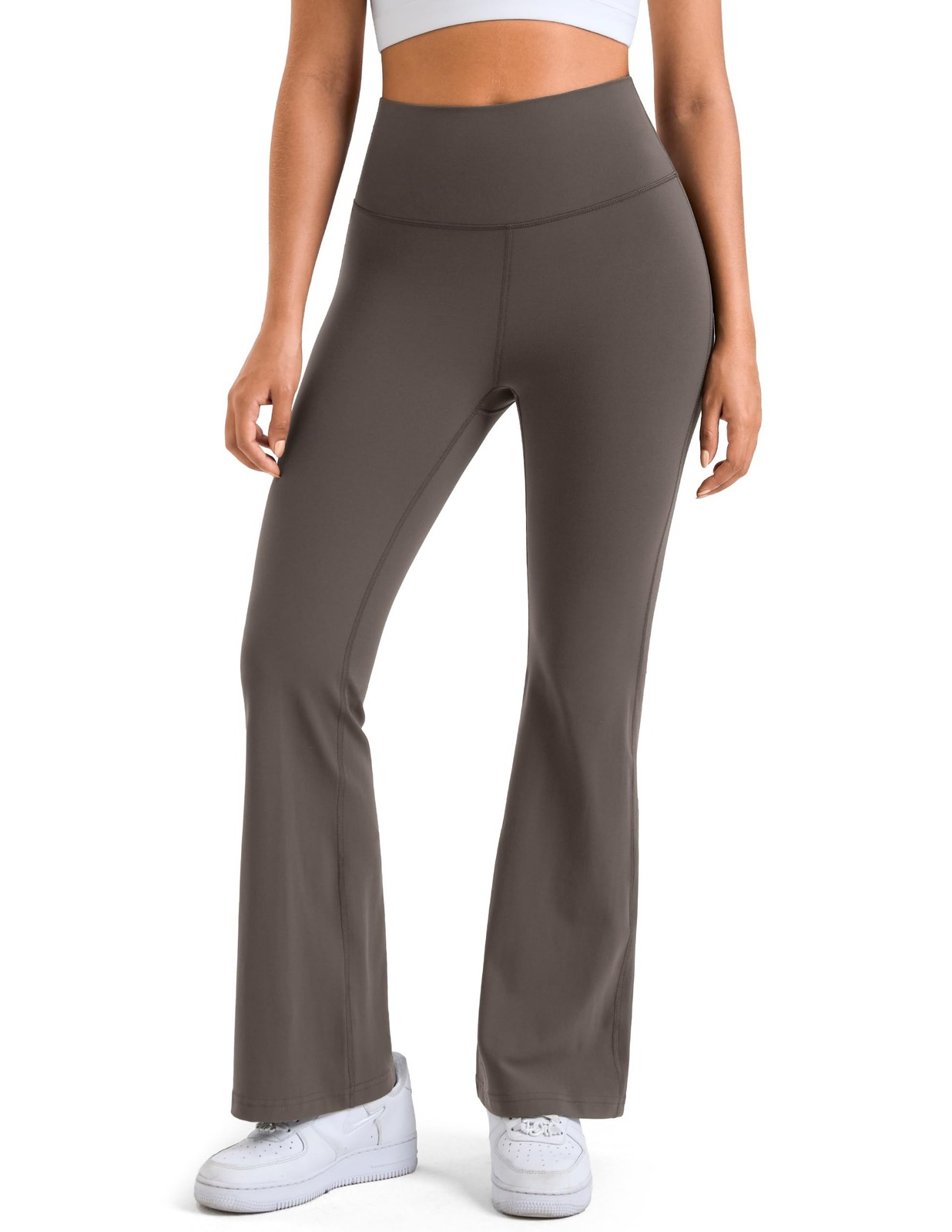 Colorfulkoala Women's Dreamlux Workout Flared Leggings High Waisted Wide Leg ...