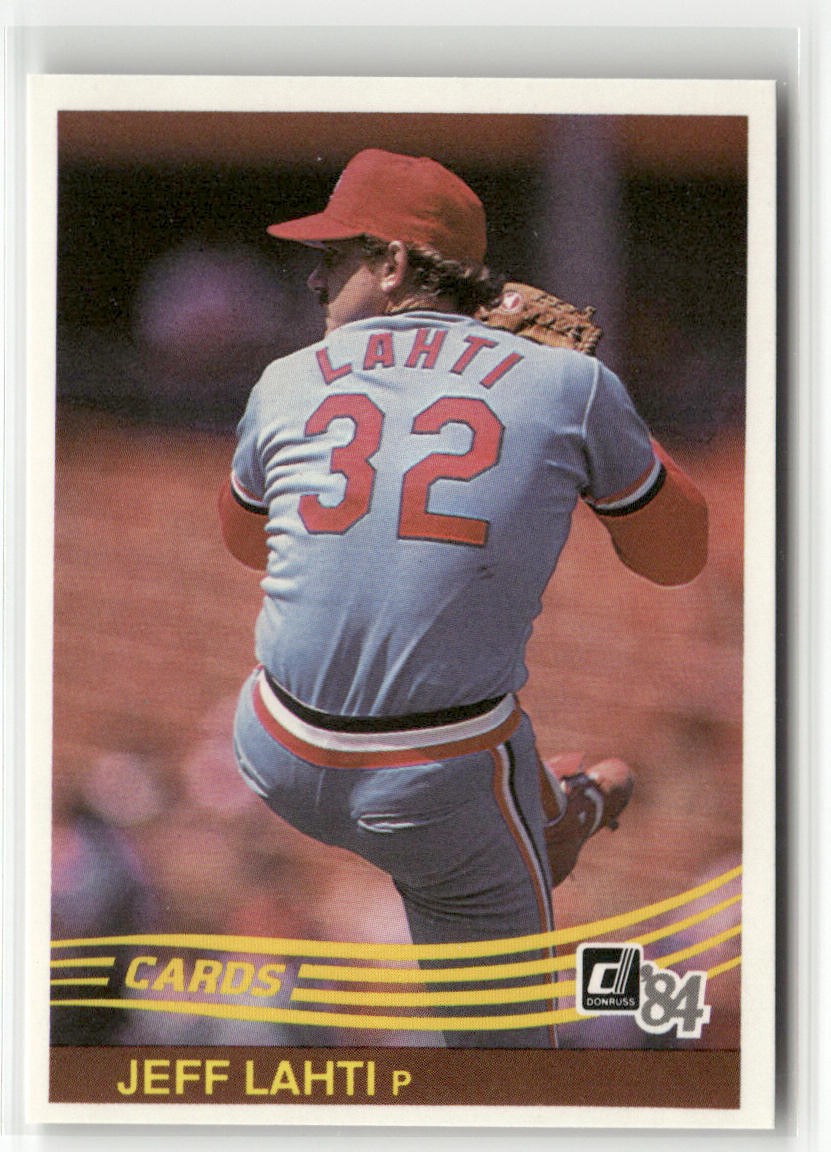 1984 DONRUSS #327 JEFF LAHTI ST. LOUIS CARDINALS