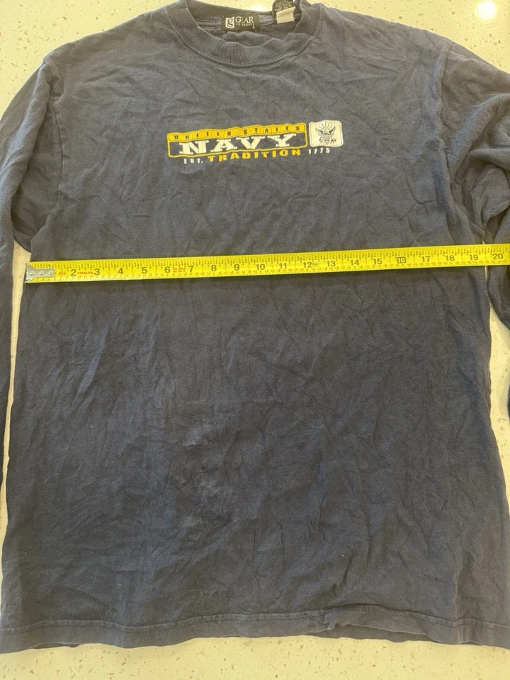 United States Navy Crewneck Sweatshirt Military Pullover Navy Sweater - Image 2 of 4